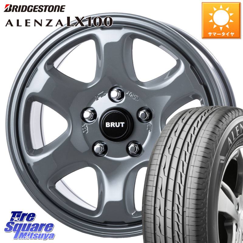 ブリヂストン ALENZA アレンザ LX100 サマータイヤ 245/65R17BRUT ブルート BR-44 BR44 ホイール 17インチ 17X7.5J 38 5穴 114.3 RAV4 50系 カスタム デリカD:5 D5 カスタムサイズ｜タイヤスクエアミツヤ