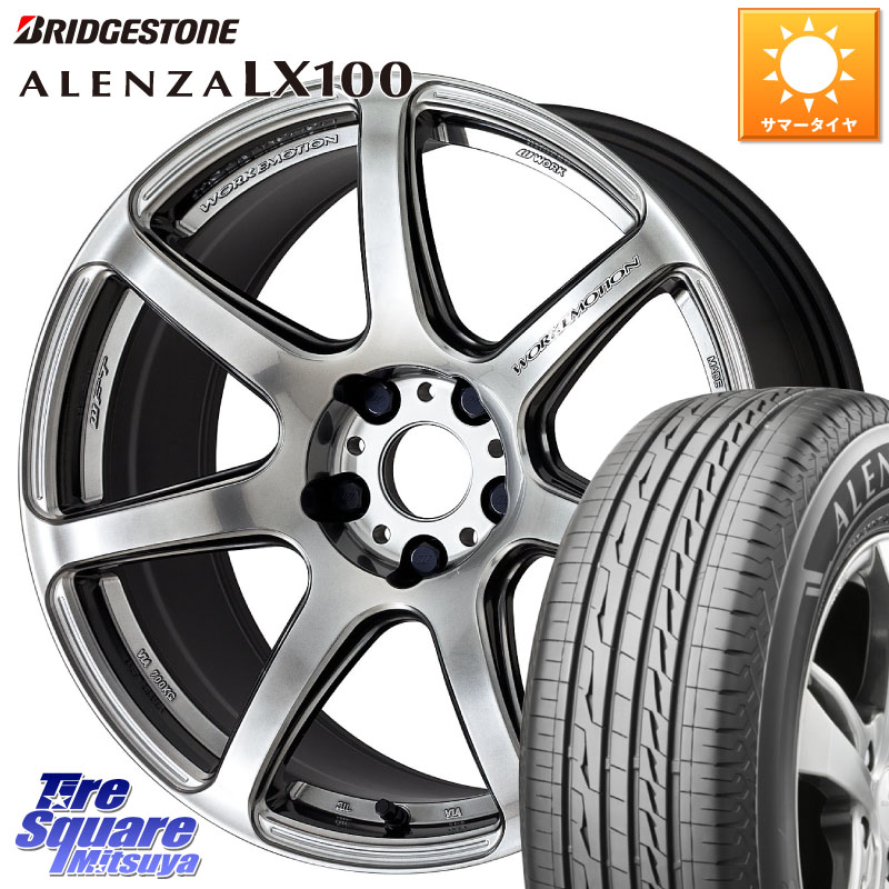 ブリヂストン ALENZA アレンザ LX100 サマータイヤ 215/50R18WORK ワーク EMOTION エモーション T7R 18インチ 18X7.5J 53 5穴 100|タイヤスクエアミツヤ