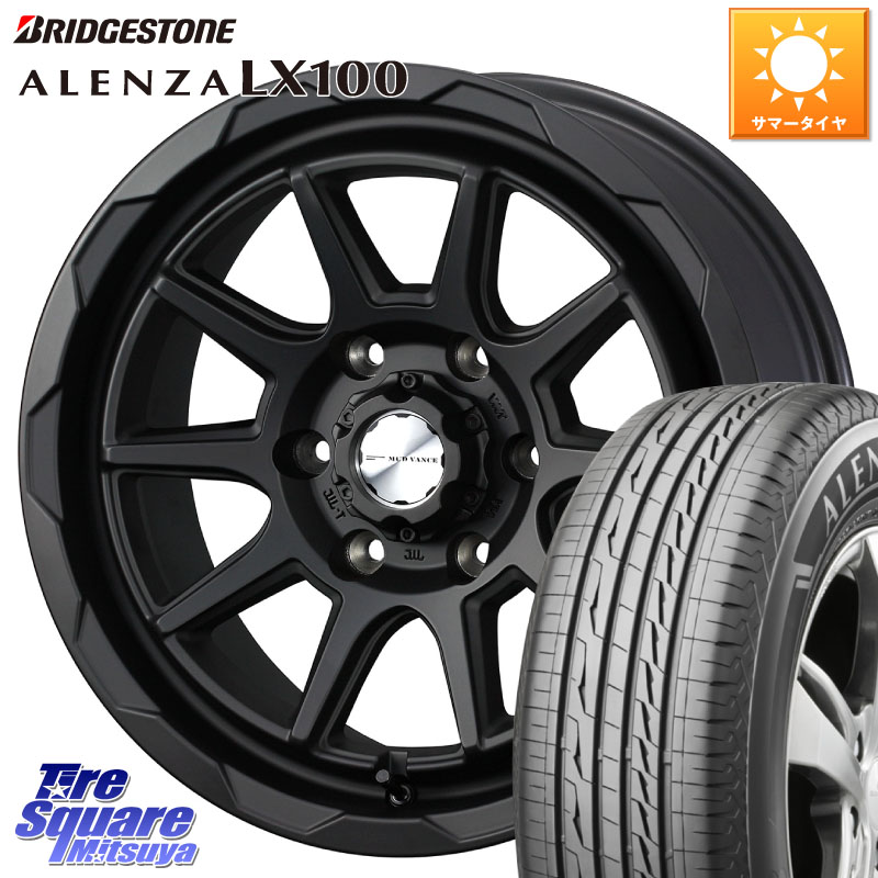 WEDS 【欠品次回4月中旬】 マッドヴァンス 06 MUD VANCE 06 ウエッズ 17インチ 17 X 8.0J +20 6穴 139.7 ブリヂストン ALENZA アレンザ LX100 サマータイヤ 265/70R17