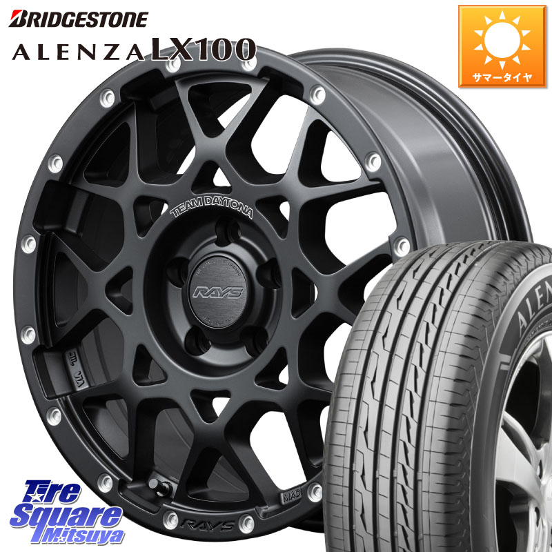 RAYS 【欠品次回7~8月】 レイズ M8 デイトナ DAYTONA 17インチ 17 X 7.0J +32 5穴 114.3 ブリヂストン ALENZA アレンザ LX100 サマータイヤ 245/65R17