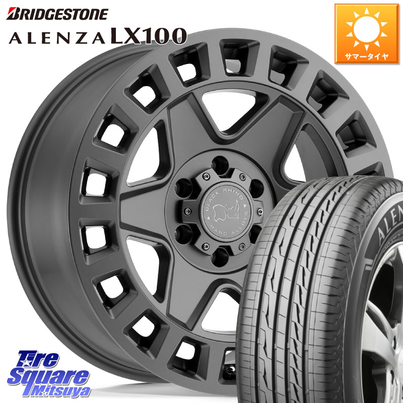 BLACK RHINO YORK ブラックライノ ヨーク GM 17インチ ブラックライノ 17 X 9.0J +12 6穴 139.7 ブリヂストン ALENZA アレンザ LX100 サマータイヤ 275/65R17