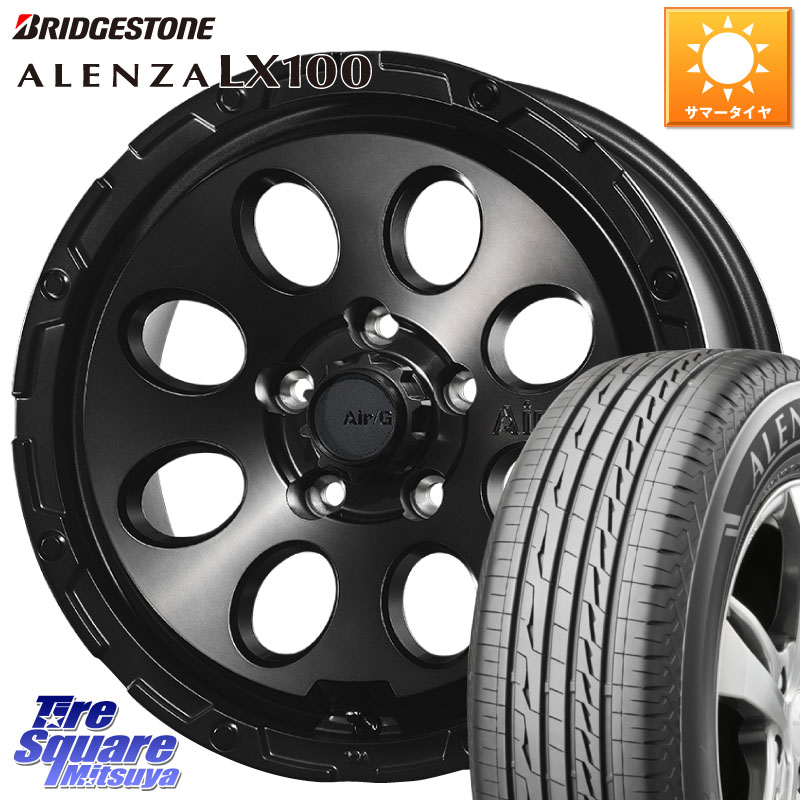 4X4エンジニアリング Air G Massive エアーGマッシブ ホイール 16インチ 16 X 7.0J +35 5穴 114.3 ブリヂストン ALENZA アレンザ LX100 サマータイヤ 215/65R16 30系ヴェルファイア 20系アルファード