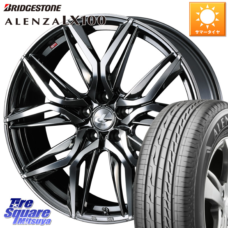 WEDS 40842 レオニス LEONIS LM BMCMC 19インチ 19 X 8.0J +43 5穴 114.3 ブリヂストン ALENZA アレンザ LX100 サマータイヤ 235/50R19 BT5レガシィアウトバック SL系フォレスター