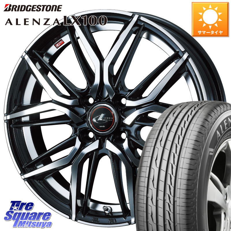 ブリヂストン ALENZA アレンザ LX100 サマータイヤ 215/65R16WEDS 40788 レオニス LEONIS LM 16インチ 16X6.0J 42 4穴 100 ロッキー ガソリン車 4穴 ライズ ガソリン車 4穴|タイヤスクエアミツヤ