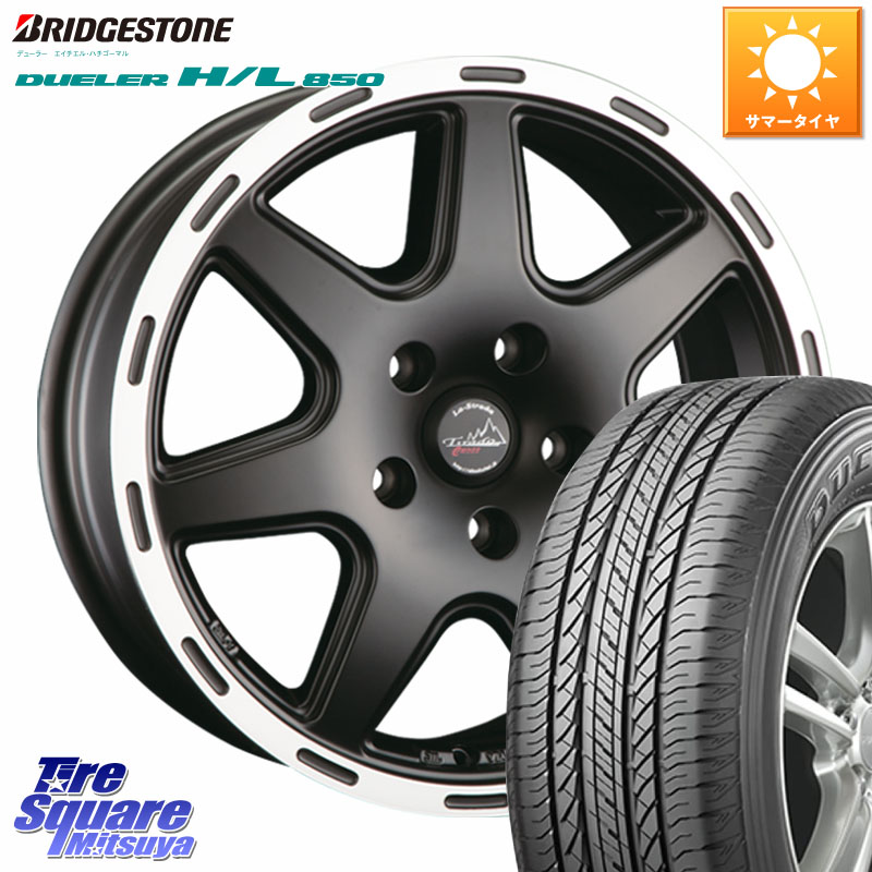 阿部商会 TIRADO CROSS ホイール 17インチ 17 X 7.5J(US) +44 5穴 110 ブリヂストン DUELER デューラー HL850 H/L 850 サマータイヤ 225/60R17 クライスラー Jeep Cherokee チェロキー KL系