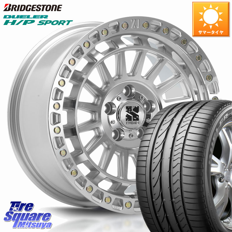 MLJ XJ08 XTREME-J ホイール 18インチ 18 X 8.0J +40 5穴 114.3 ブリヂストン DUELER デューラー H/P スポーツ サマータイヤ 225/60R18 50系RAV4 80系ハリアー T32エクストレイル CX-5 BT5レガシィアウトバック 130,910円