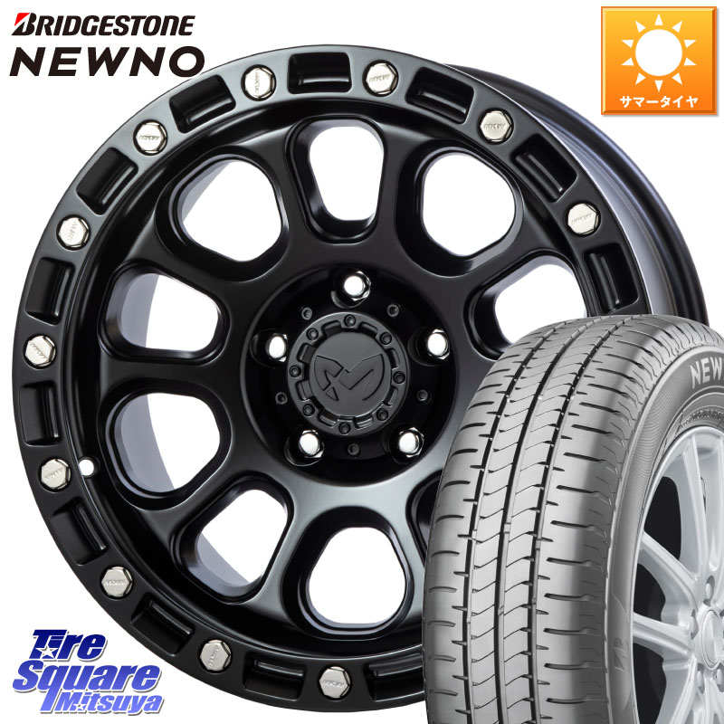 MKW M204 ブラックキャット 16インチ 16 X 7.0J +35 5穴 114.3 ブリヂストン NEWNO ニューノ サマータイヤ 205/55R16 GRヤリスRSノーマルキャリパー
