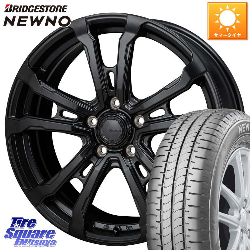MONZA HI-BLOCK VILAS 17インチ 17 X 7.0J +48 5穴 114.3 ブリヂストン NEWNO ニューノ サマータイヤ 215/45R17