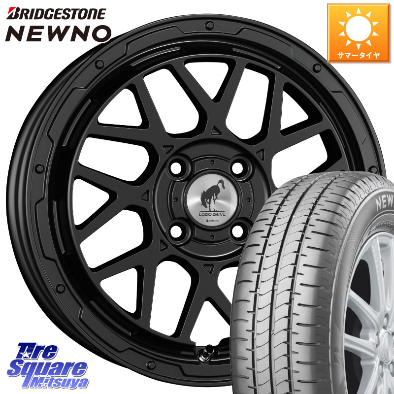 SUPER STAR LODIO DRIVE ロディオドライブ 8M MONO モノ 16インチ 16 X 6.0J +42 4穴 100 ブリヂストン NEWNO ニューノ サマータイヤ 195/45R16 M900系タンク・ルーミー E11ノート ダイハツ トールM900S・M910S スバル ジャスティM900F・M910F
