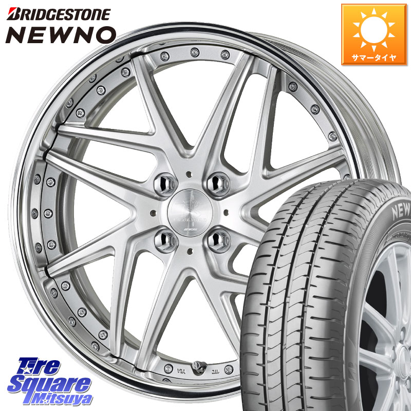 ブリヂストン NEWNO 在庫● 2025~2026年製 ニューノサマータイヤ 185/60R16WORK RIZALTADO MESH2 A Disk 16インチ 2ピース 16X6.0J 40 4穴 100 アクアクロスオーバー FITクロスター MAZDA2 マツダ2(デミオ)|タイヤスクエアミツヤ