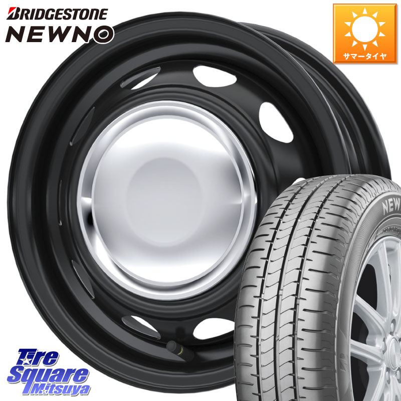 WEDS NeoCarrow ネオキャロ クローム ホイール 14インチ 14 X 4.5J +45 4穴 100 ブリヂストン NEWNO 在庫● 2025~2026年製 ニューノサマータイヤ 155/65R14 N-BOX デリカミニ2WD タント スペーシア サクラ ハイゼット アゲトラCustom車用※軽自動車専用ホイール※