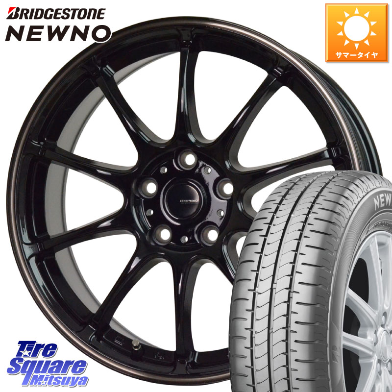 ブリヂストン NEWNO 在庫● 2025~2026年製 ニューノサマータイヤ 195/65R15HotStuff G・SPEED P-07 ジー・スピード ホイール 15インチ 15X6.0J 43 5穴 114.3 C27セレナ ランディ リバティ 日産 シルフィ 日産 セレナ SERENA 日産 オーリス カローラルミオン ステップワ｜タイヤスクエアミツヤ