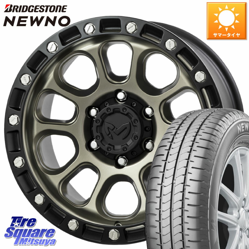 ブリヂストン NEWNO 在庫● 2025~2026年製 ニューノサマータイヤ 205/60R16MKW M204 コヨーテブロンズ ホイール 16インチ 16X7.0J 35 5穴 114.3 SAI インサイト|タイヤスクエアミツヤ