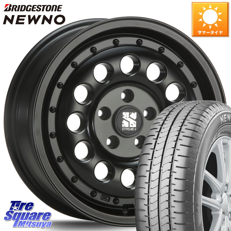 ブリヂストン NEWNO ニューノ サマータイヤ 205/55R16MLJ XTREME-J エクストリーム RUGGED ラギッド 16インチ 16X6.5J 32 5穴 114.3｜タイヤスクエアミツヤ