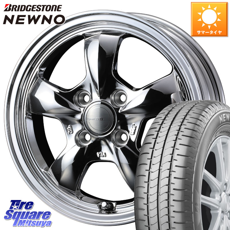 WEDS 41113 GYRAFT 5S グラフト SPT ホイール 15インチ 15 X 4.5J +45 4穴 100 ブリヂストン NEWNO 在庫● 2025~2026年製 ニューノサマータイヤ 165/60R15 デリカミニ4WD キャスト[アクティバ] ハスラー ピクシスジョイ[Cグレード] ハイゼット アゲトラCustom車用※軽自
