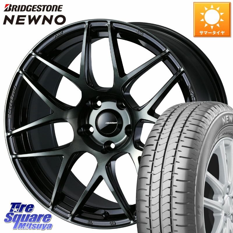 ブリヂストン NEWNO ニューノ サマータイヤ 215/45R17WEDS WedsSport SA-27R SA27R ウェッズ スポーツ ホイール 17インチ 17X7.5J 45 5穴 114.3 リーフ LEAF 日産 ブレイド カローラルミオン|タイヤスクエアミツヤ