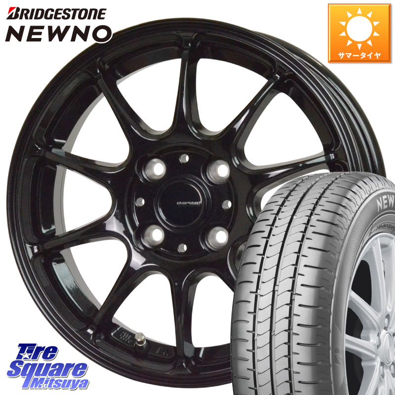 ブリヂストン NEWNO ニューノ サマータイヤ 175/55R15HotStuff G.SPEED G-07 ホイール 15インチ ジースピード 15X5.5J 43 4穴 100 M900系タンク/ルーミー ミラージュ ダイハツ トールM900S・M910S ジャスティ(M900/910F) ルーミー|タイヤスクエアミツヤ