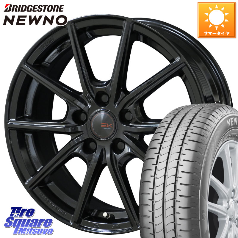 KYOHO SEIN EK ザインEK ホイール 15インチ 15 X 6.0J +45 5穴 100 ブリヂストン NEWNO 在庫● 2025~2026年製 ニューノサマータイヤ 195/65R15 210系カローラスポーツ 50系プリウス