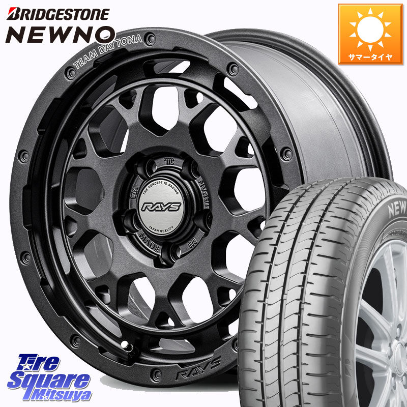 RAYS 【欠品次回4~5月】 TEAM DAYTONA M9+ Spec M ホイール 16インチ 16 X 7.0J +37 5穴 114.3 ブリヂストン NEWNO 在庫● 2025~2026年製 ニューノサマータイヤ 205/60R16