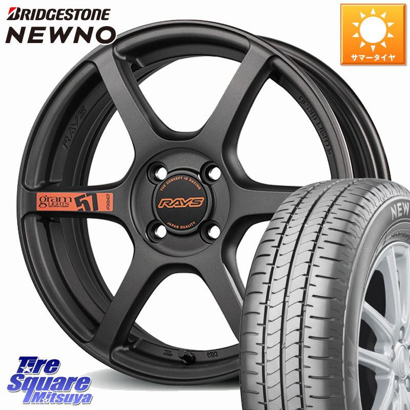 RAYS 【欠品次回要問合せ】 57C6 SpecD gramLIGHTS ホイール 16インチ 16 X 5.5J +45 4穴 100 ブリヂストン NEWNO 在庫● 2025~2026年製 ニューノサマータイヤ 175/60R16 クロスビー