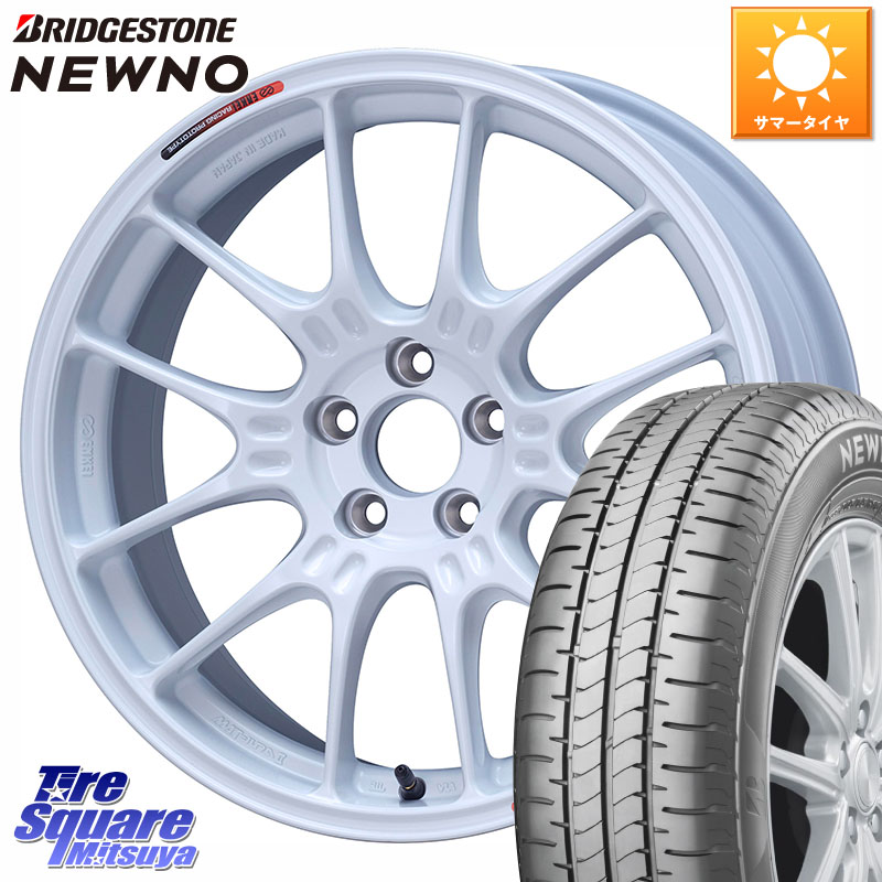 ブリヂストン NEWNO ニューノ サマータイヤ 215/45R17ENKEI Racing GTC02 For GR86 / BRZ Cup ホイール 17インチ 17X7.5J 44 5穴 100 210/A10系カローラ カローラスポーツ 50系プリウス BRZ/86/GR86 CT レクサス GR 86 ハチロク 86 ハチロク|タイヤスクエアミツヤ