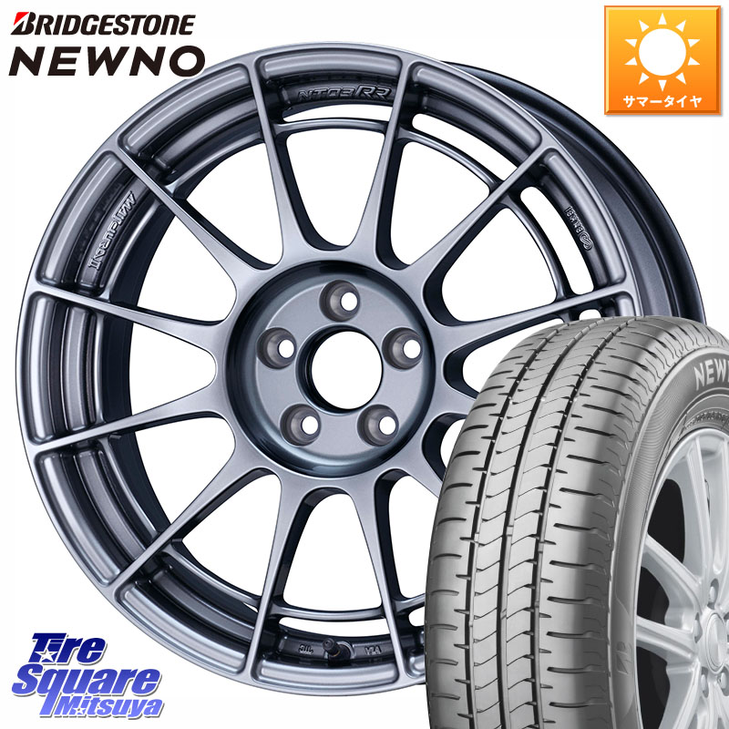 ブリヂストン NEWNO ニューノ サマータイヤ 215/45R17ENKEI Racing Revolution NT03RR For GR86 / BRZ Cup ホイール 17インチ 17X7.5J 44 5穴 100 210/A10系カローラ カローラスポーツ 50系プリウス BRZ/86/GR86 CT レクサス GR 86 ハチロク 86 ハチロク|タイヤスクエアミツヤ