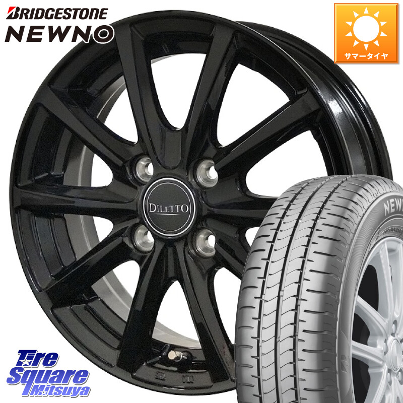 ブリヂストン NEWNO ニューノ サマータイヤ 155/65R13コスミック DILETTO M10 ディレット ホイール 13インチ 13X4.0J 43 4穴 100 ゼスト|タイヤスクエアミツヤ