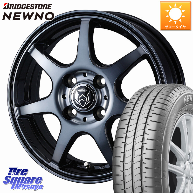 ブリヂストン NEWNO ニューノ サマータイヤ 175/55R15WEDS RIZLEY KW ホイール 15インチ ライツレー 15X5.5J 42 4穴 100 M900系タンク/ルーミー ミラージュ ダイハツ トールM900S・M910S ジャスティ(M900/910F) ルーミー|タイヤスクエアミツヤ