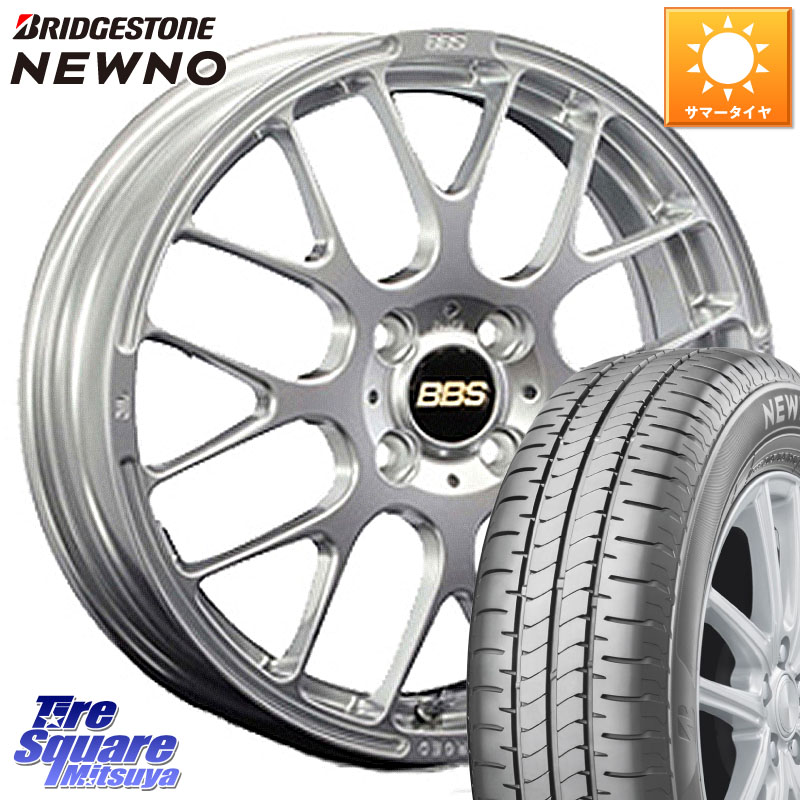 ブリヂストン NEWNO 在庫● 2025~2026年製 ニューノサマータイヤ 185/60R16BBS RP 鍛造1ピース ホイール 16インチ 16X6.5J 42 4穴 100 アクアクロスオーバー MAZDA2 マツダ2(デミオ)|タイヤスクエアミツヤ
