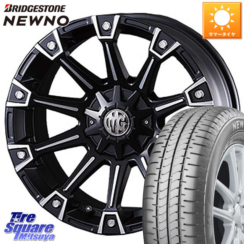 CRIMSON クリムソン MONSTER モンスター ホイール 16インチ 16 X 7.0J +35 5穴 114.3 ブリヂストン NEWNO 在庫● 2025~2026年製 ニューノサマータイヤ 205/60R16
