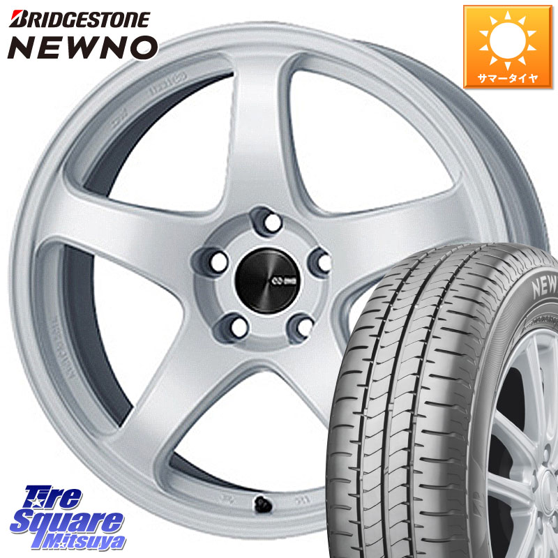 ENKEI エンケイ PerformanceLine PF05 WH 17インチ 17 X 7.5J +45 5穴 100 ブリヂストン NEWNO ニューノ サマータイヤ 215/45R17 210系カローラスポーツ 50系プリウス BRZ・86・GR86
