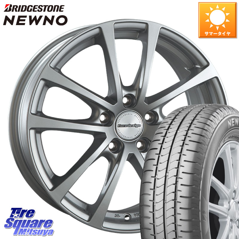 ブリヂストン NEWNO 在庫● 2025~2026年製 ニューノサマータイヤ 195/65R15阿部商会 EuroDesign FOX-RF ホイール 15インチ 15X6.5J(VW GOLF7 AU) 45 5穴 112 フォルクスワーゲン ゴルフ7 フォルクスワーゲン ゴルフ8｜タイヤスクエアミツヤ
