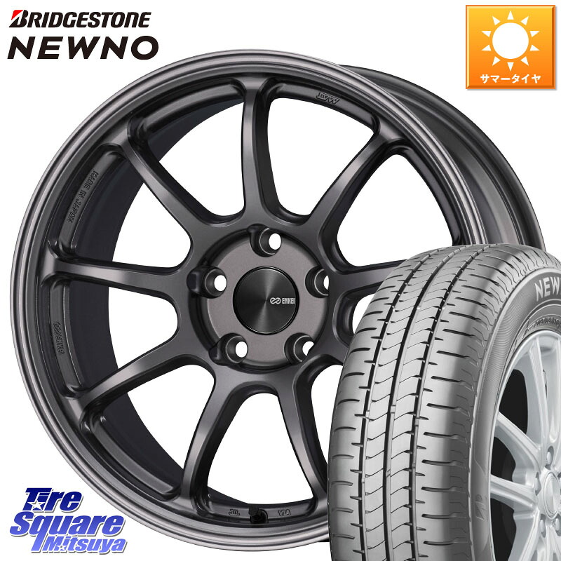 ブリヂストン NEWNO ニューノ サマータイヤ 215/45R17ENKEI PerformanceLine PF09 ホイール 17インチ 17X8.0J 40 5穴 100 BRZ/86ローダウン車 BRZ GR 86 ハチロク 86 ハチロク|タイヤスクエアミツヤ