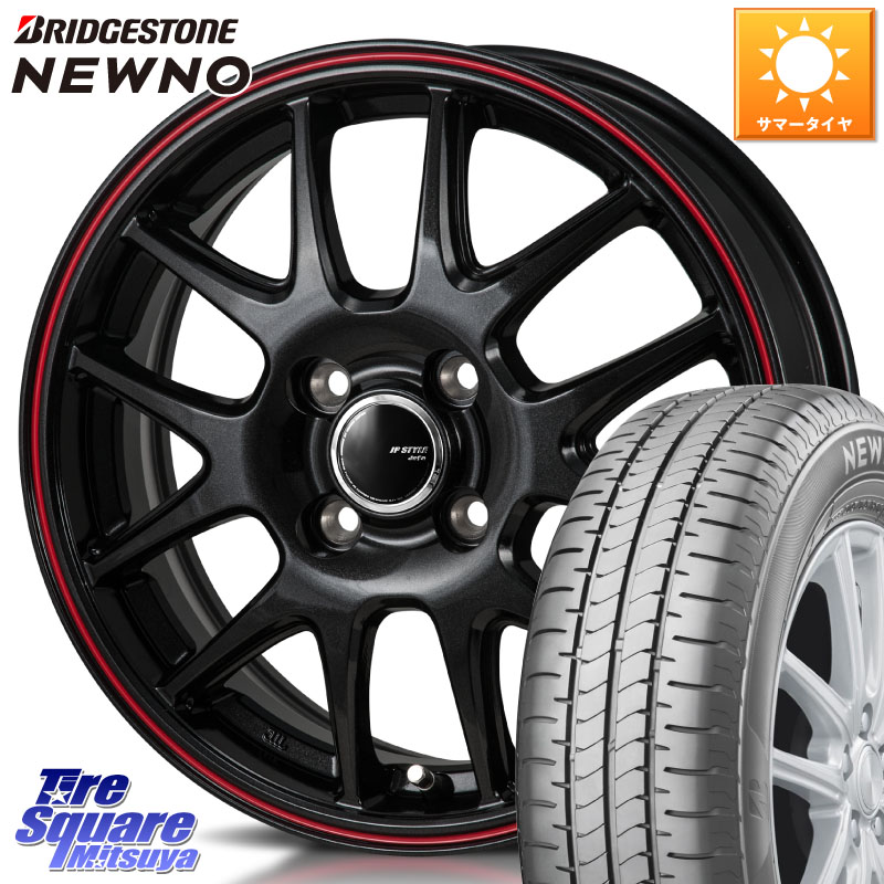 ブリヂストン NEWNO 在庫● 2025~2026年製 ニューノサマータイヤ 185/55R16MONZA JP STYLE Jefa ジェファ 16インチ 16X6.0J 42 4穴 100 アクア 160系カローラフィールダー ヤリス ロードスター スイフト4穴 130系ヴィッツ スペイド キューブ CUBE 日産 ポルテ カローラ｜タイヤスクエアミツヤ