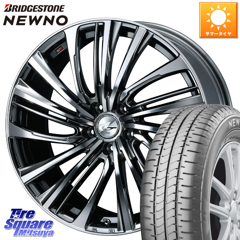 ブリヂストン NEWNO ニューノ サマータイヤ 215/45R17WEDS ウェッズ weds レオニス LEONIS FS 17インチ 17X6.5J 52 5穴 114.3|タイヤスクエアミツヤ
