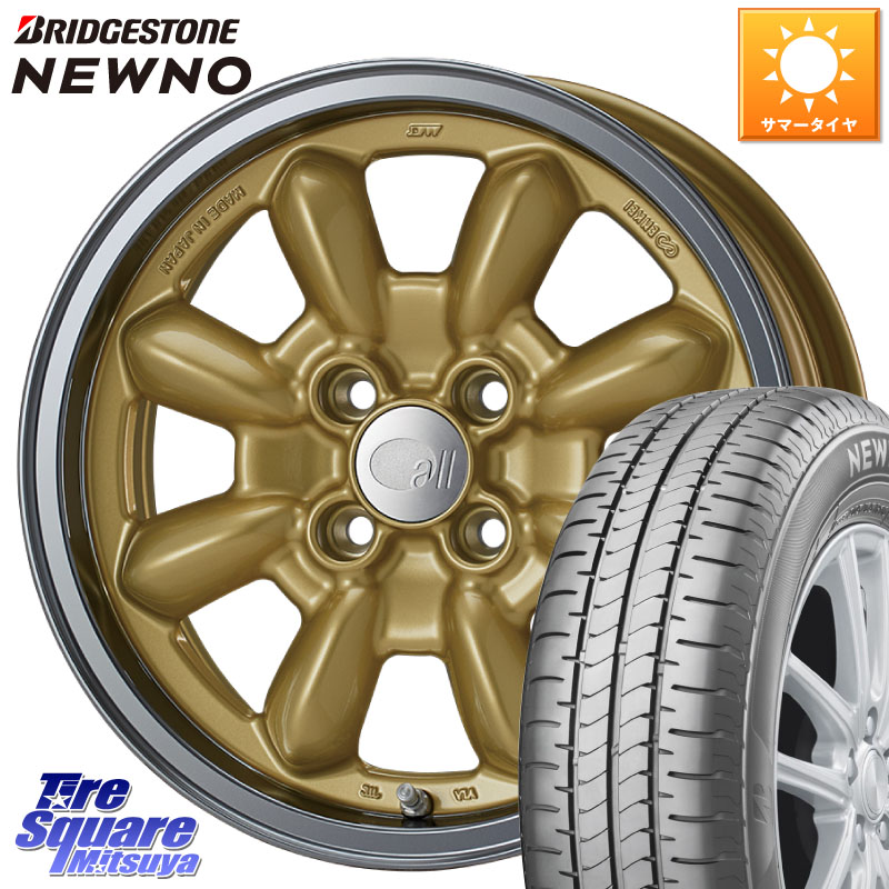 ブリヂストン NEWNO ニューノ サマータイヤ 175/55R15ENKEI エンケイ ALL EIGHTEEN Classical Spoke 15インチ 15X6.0J 38 4穴 100 M900系タンク/ルーミー ダイハツ トールM900S・M910S ルーミー|タイヤスクエアミツヤ