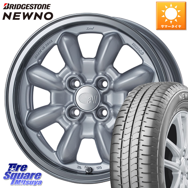 ENKEI エンケイ ALL EIGHTEEN Classical Spoke 15インチ 15 X 6.0J +38 4穴 100 ブリヂストン NEWNO 在庫● 2025~2026年製 ニューノサマータイヤ 185/65R15 アクアクロスオーバー FITクロスター