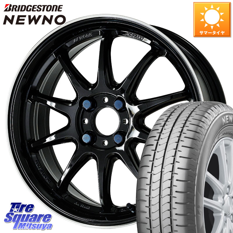 ブリヂストン NEWNO ニューノ サマータイヤ 205/55R16WORK ワーク EMOTION エモーション ZR10 16インチ 16X6.5J 38 4穴 100 E13オーラ MAZDA2｜タイヤスクエアミツヤ