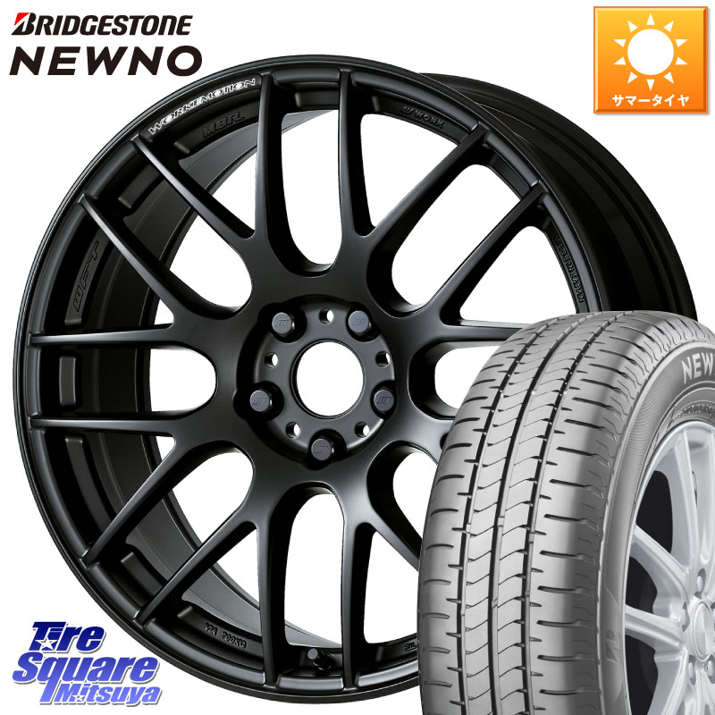 ブリヂストン NEWNO ニューノ サマータイヤ 215/45R17WORK ワーク EMOTION エモーション M8R MBL 17インチ 17X7.0J 47 5穴 114.3 リーフ LEAF 日産 セレナ SERENA 日産 ブレイド|タイヤスクエアミツヤ