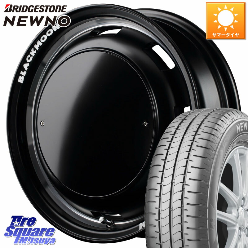 ブリヂストン NEWNO 在庫● 2025~2026年製 ニューノサマータイヤ 165/60R14MANARAY MID Garcia CISCO BLACKMOON EDITION 14インチ 14X4.5J 45 4穴 100 トッポBJ エブリイ ワゴン｜タイヤスクエアミツヤ 69,003円