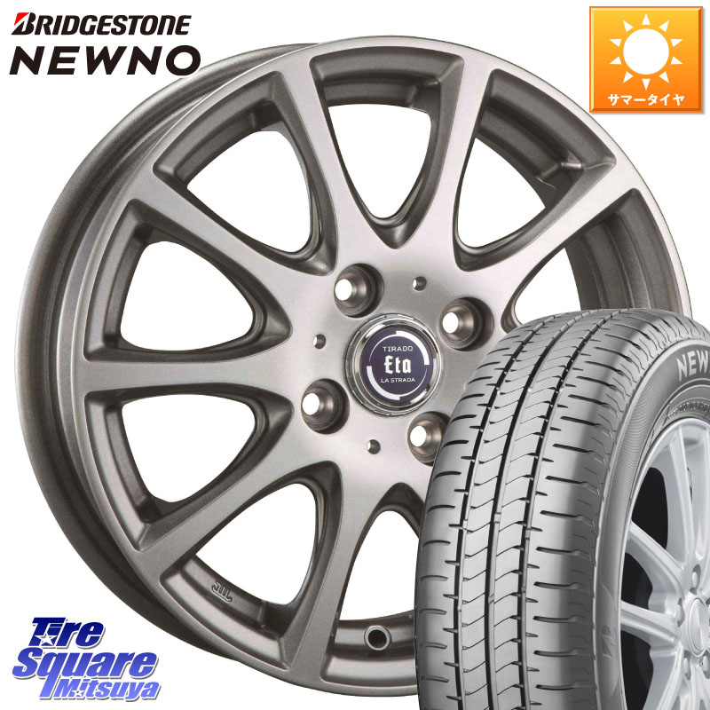ブリヂストン NEWNO 在庫● 2025~2026年製 ニューノサマータイヤ 185/60R16阿部商会 ティラード イータ 16X6.0J 42 4穴 100 アクアクロスオーバー FITクロスター MAZDA2 マツダ2(デミオ)|タイヤスクエアミツヤ