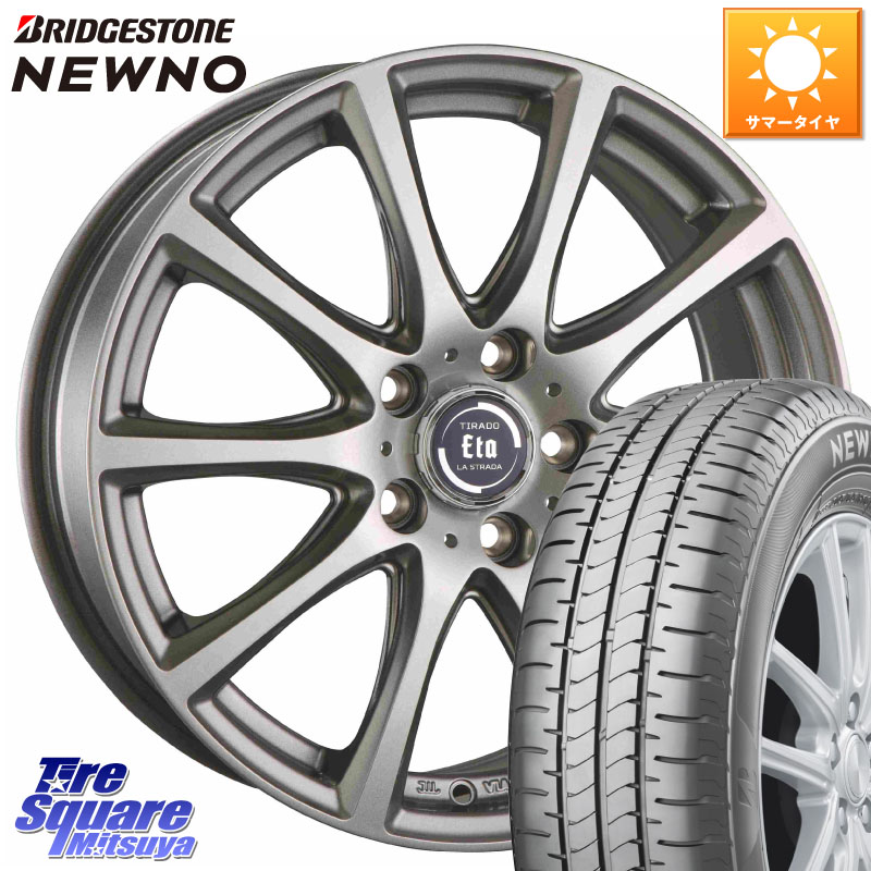 ブリヂストン NEWNO 在庫● 2025~2026年製 ニューノサマータイヤ 185/60R15阿部商会 ティラード イータ 15X6.0J 45 5穴 100 170系シエンタ｜タイヤスクエアミツヤ