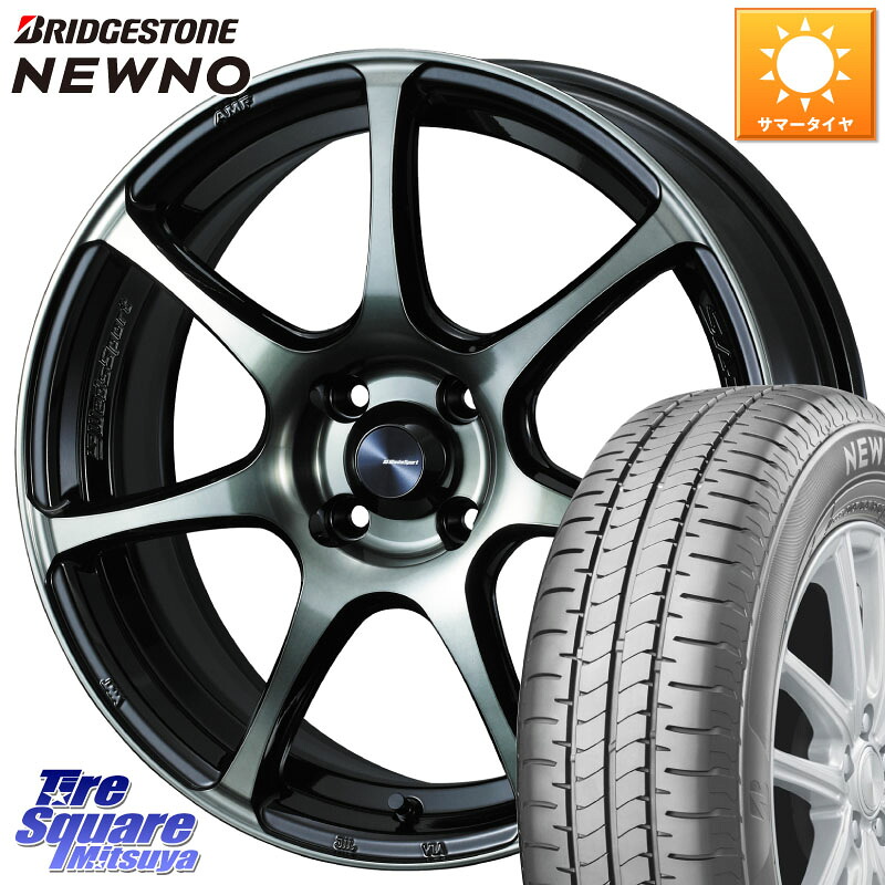 WEDS 73972 ウェッズ スポーツ SA75R SA-75R 15インチ 15 X 6.0J +48 4穴 100 ブリヂストン NEWNO 在庫● 2025~2026年製 ニューノサマータイヤ 185/60R15 ヤリス GR・GS系フィット