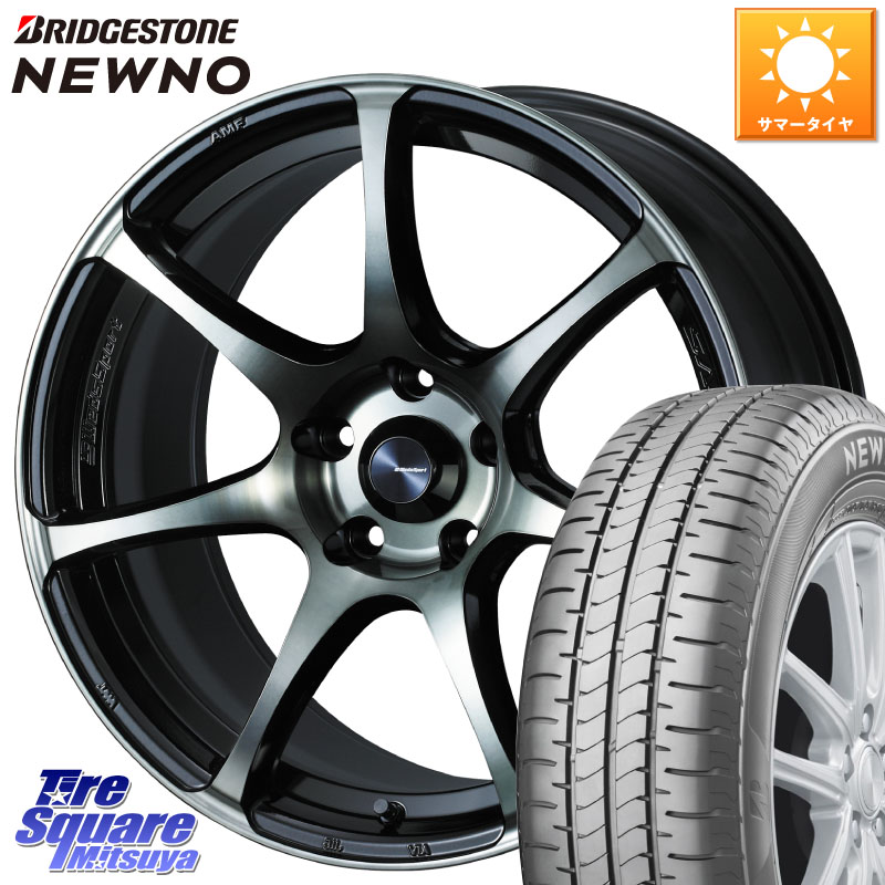 ブリヂストン NEWNO ニューノ サマータイヤ 215/45R17WEDS WedsSport SA-75R SA75R ウェッズ スポーツ ホイール 17インチ 17X7.5J 45 5穴 114.3 リーフ LEAF 日産 ブレイド カローラルミオン｜タイヤスクエアミツヤ