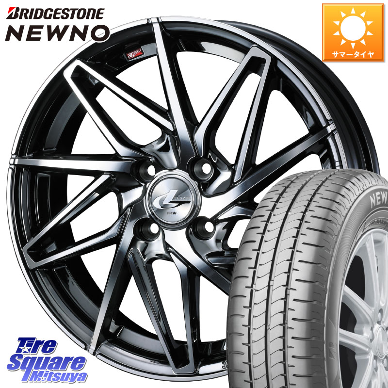 ブリヂストン NEWNO ニューノ サマータイヤ 215/45R17WEDS 40585 レオニス LEONIS IT 17インチ 17X6.5J 42 4穴 100 アクア|タイヤスクエアミツヤ