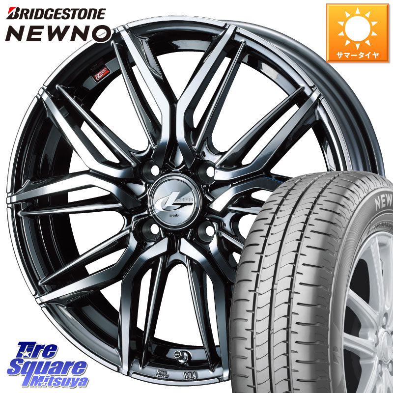 ブリヂストン NEWNO 在庫● 2025~2026年製 ニューノサマータイヤ 165/60R14WEDS 40769 レオニス LEONIS LM BMCMC 14インチ 14X4.5J 45 4穴 100 トッポBJ エブリイ ワゴン|タイヤスクエアミツヤ