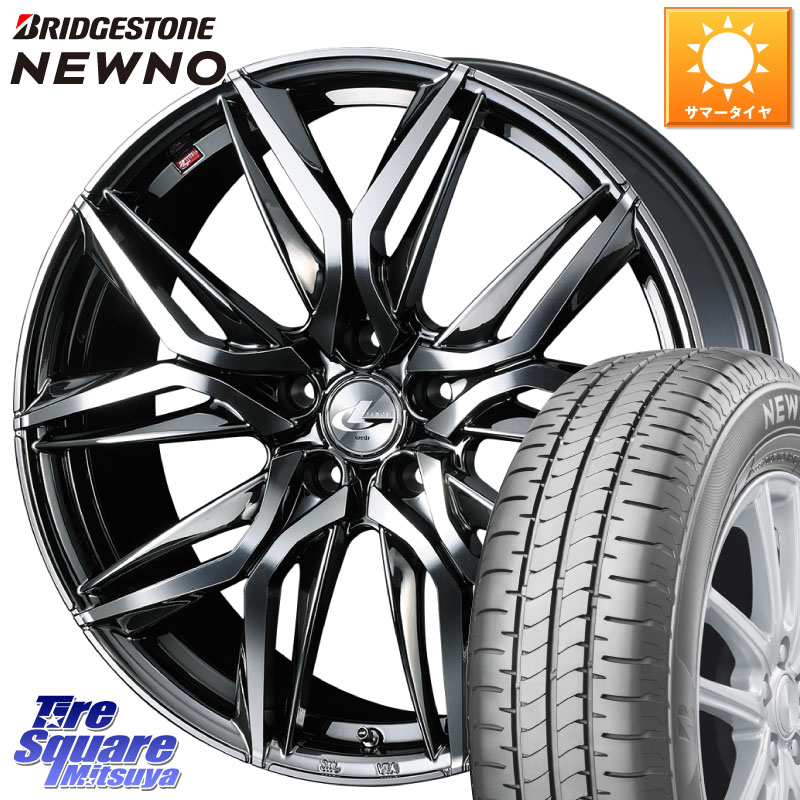 ブリヂストン NEWNO ニューノ サマータイヤ 215/45R17WEDS 41103 レオニス LEONIS LM BMCMC ホイール 17インチ 17X6.5J 42 5穴 100 ウィッシュ WISH|タイヤスクエアミツヤ