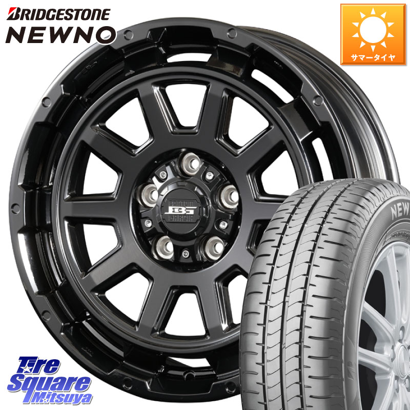 KOSEI ボトムガルシア ディグレ ホイール 17 X 7.0J +40 5穴 114.3 ブリヂストン NEWNO ニューノ サマータイヤ 215/45R17