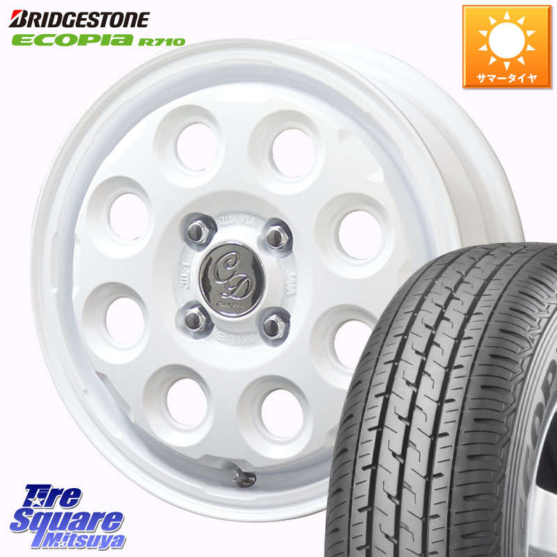 ブリヂストン ECOPIA R710 サマータイヤ 165/80R14 97*95KYOHO 【欠品次回7月末】Cawaii Decor Decor Nature ホイール 14インチ 14X4.5J 45 4穴 100 ハイゼットアゲトラCustom車用※軽自動車専用ホイール※｜タイヤスクエアミツヤ