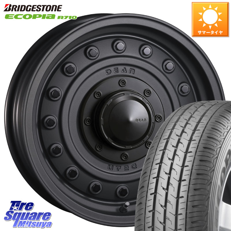 CRIMSON ディーン コロラド インセット-5 15インチ 15 X 6.0J(JB74) +0 5穴 139.7 ブリヂストン ECOPIA R710 サマータイヤ 107/105 195/80R15 107*105 ジムニ－シエラ・ノマド(カスタム)